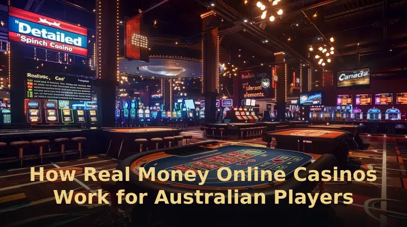 How Real Money Online Casinos Work for Australian Players